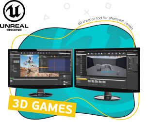 Unreal Engine 4. Игровой движок - Школа программирования для детей, компьютерные курсы для школьников, начинающих и подростков - KIBERone г. Аксай